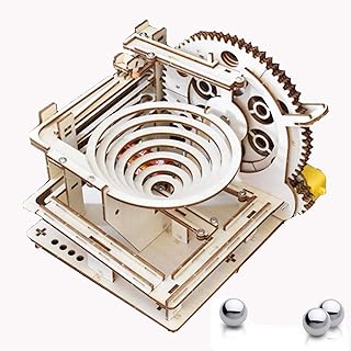 3D Puzzle Marble Run for Adults Wooden Engineering Puzzle Kit Wood Mechanical Puzzles DIY Mode Kits for Adult Age 14+ Years Old