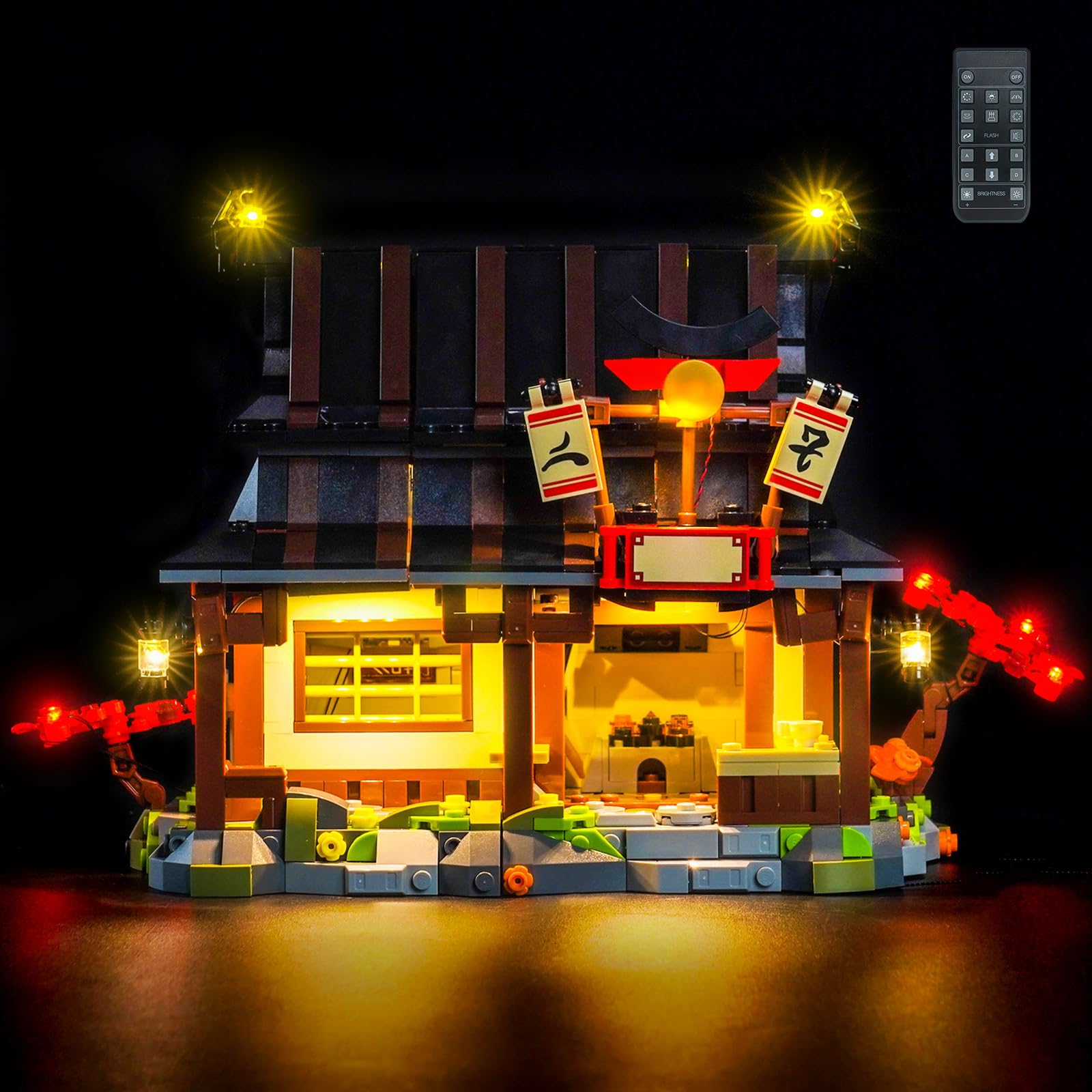 Remote Control Led Light Set Compatible with Lego Four Weapons Blacksmith 15th Anniversary 71858 (No Model), Decoration Lighting Set Compatible with Lego Four Weapons Blacksmith 15th Anniversary — image 1