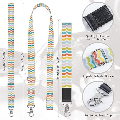 Miniatura 31 de Cordón para teléfono celular, correa cruzada para teléfono, correa de muñeca, cordones para llaves, correas de hombro ajustables universales