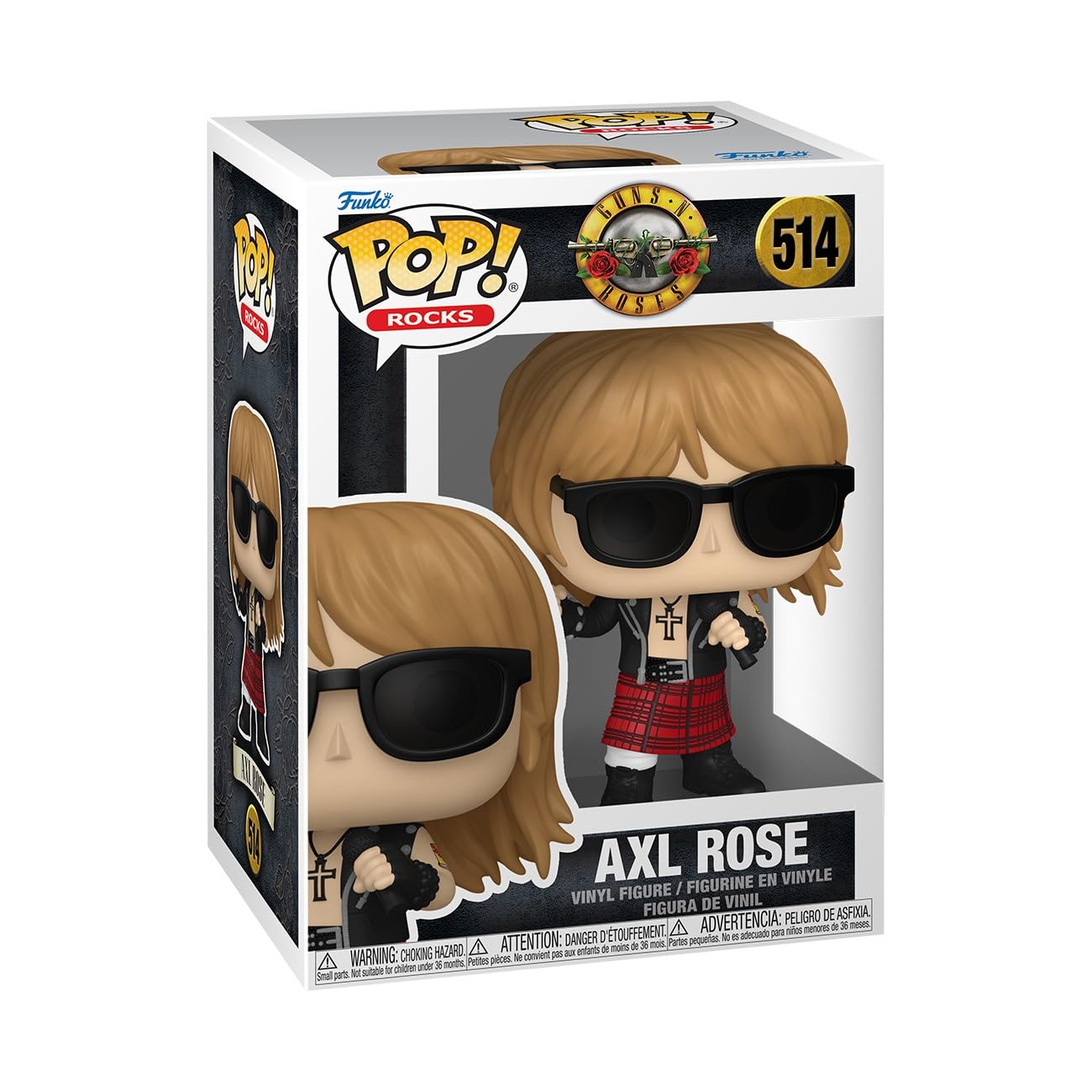 Funko Pop! Rocks: Guns N’ Roses – Axl Rose - Les Beatles, Paul McCartney, John Lennon, RIngo Starr, George Harrison Funko Pop! Rocks: Guns N' Roses - Axl Rose