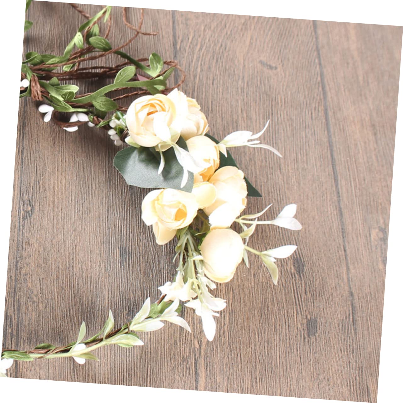 MAGICLULU 2piezas Guirnalda De Flores Simuladas Bohemia Para Cabeza Tocado Para Bodas y Fotografía