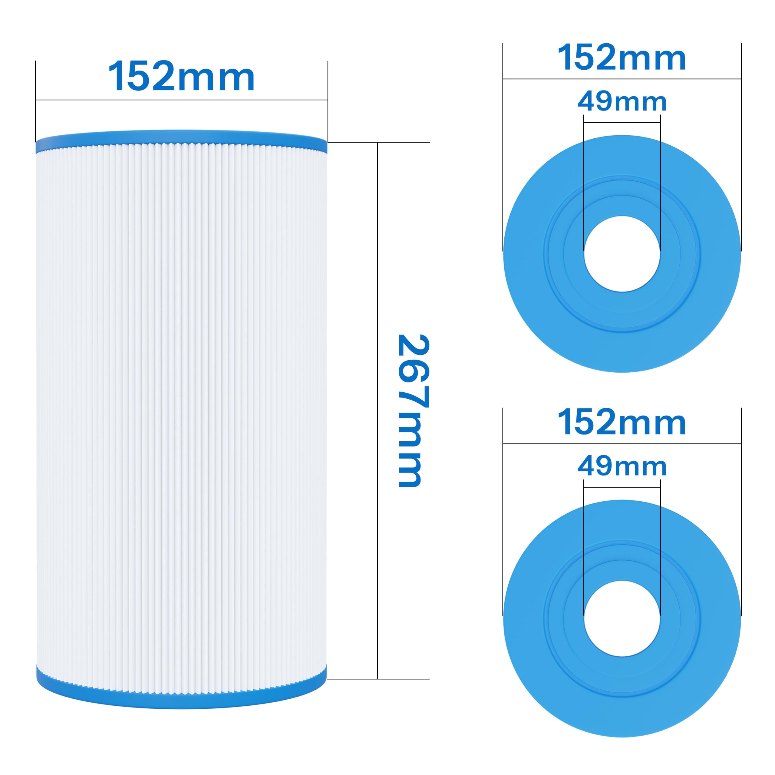 Filtro de spa de 30 pies cuadrados compatible con PWK30, spas de