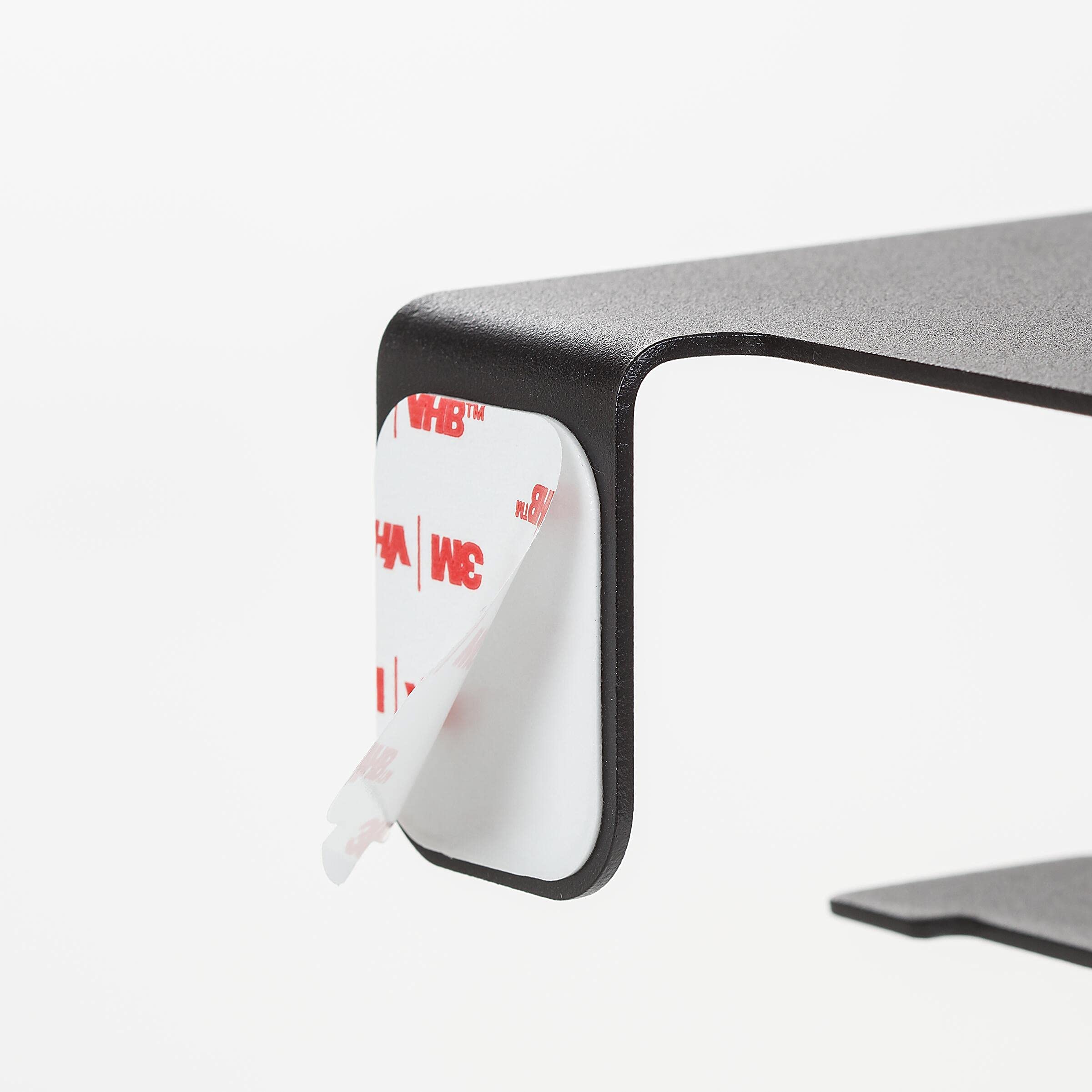 Tiger Toiletrolhouder Colar - RVS - met Planchet - Zwart
