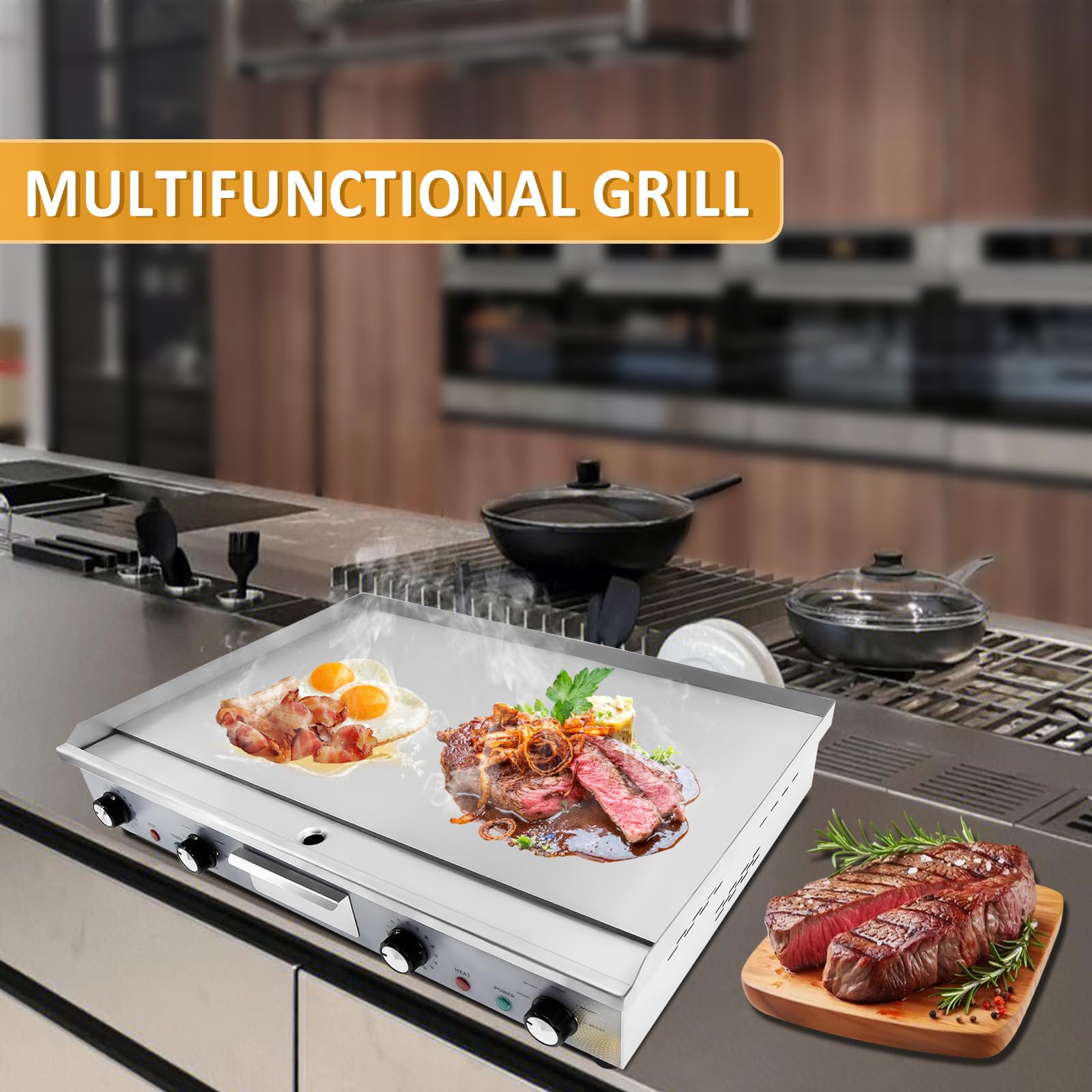 MOOTACO Commercial Electric Griddle,22