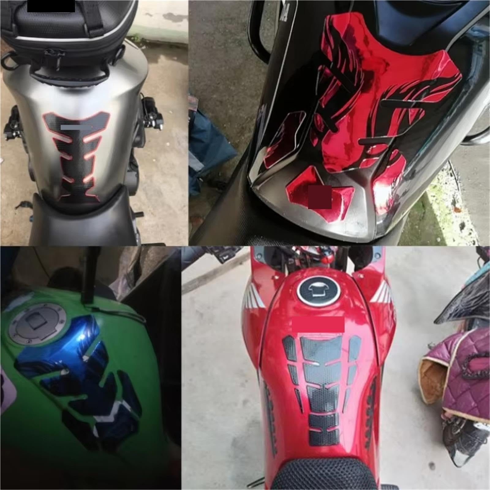 Pegatinas Almohadilla Tanque 3D Para Motocicleta Para Yamaha