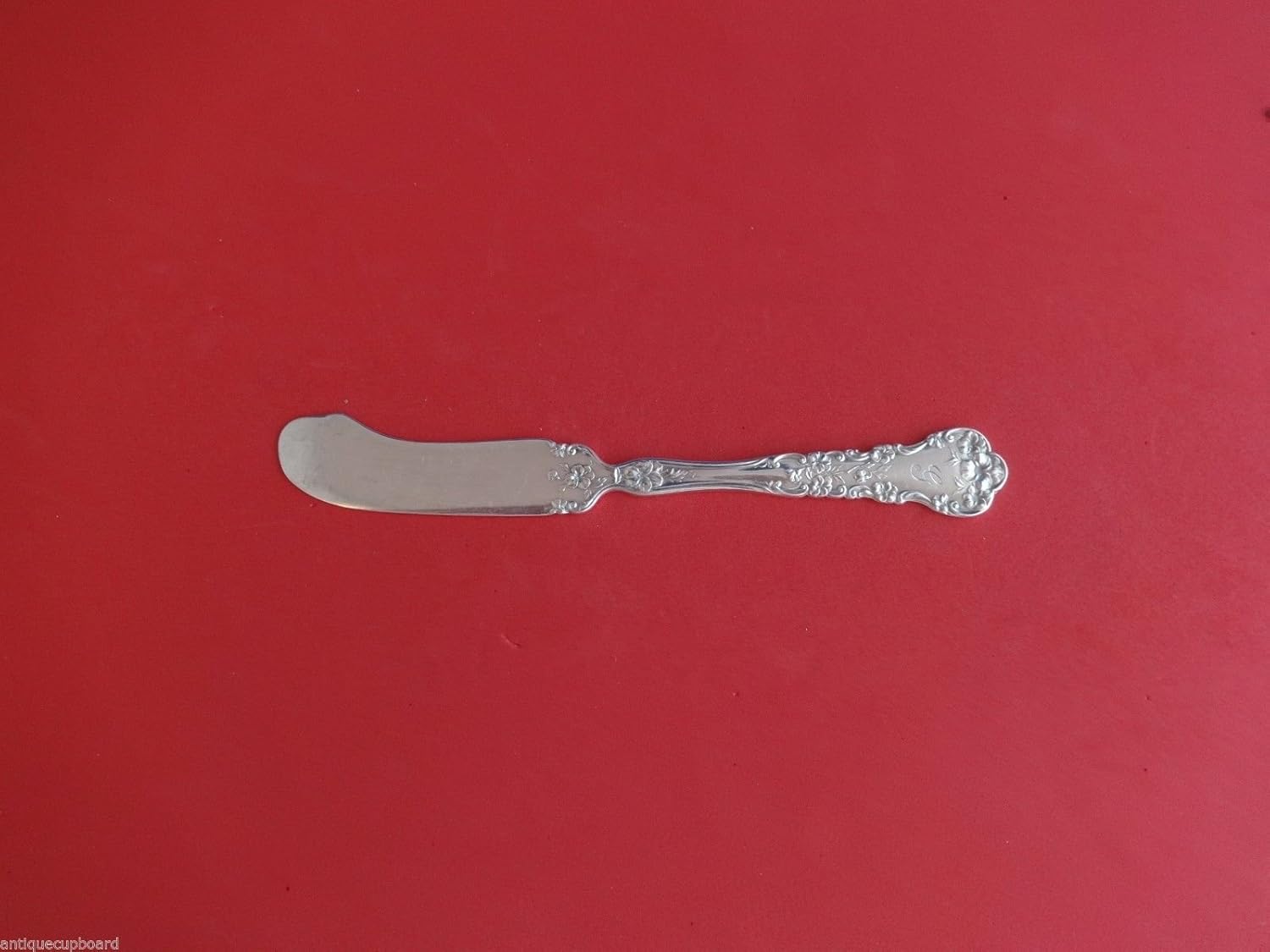 Pansy by International Sterling Silver Butter Spreader Flat Handle 5 3/