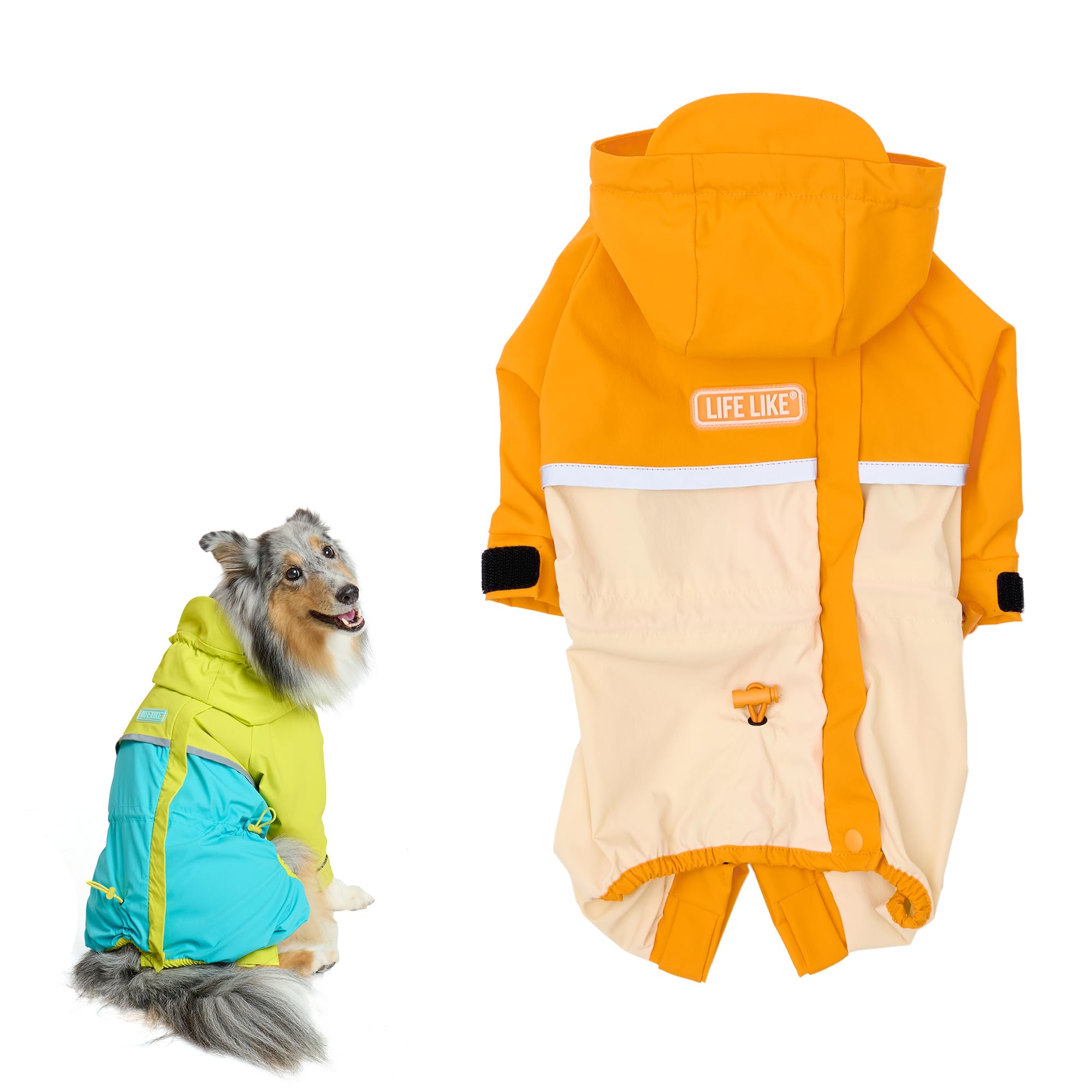 Amazon | 【LIFELIKE公式】アクティブフルカバーレインスーツ 犬の