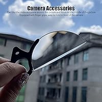 Vista 2 de Filtro de caleidoscopio sutil de mano de 3.150 in, Filtro de efectos especiales para, Prisma de vidrio óptico, Dioptría de mano de cierre de efectos