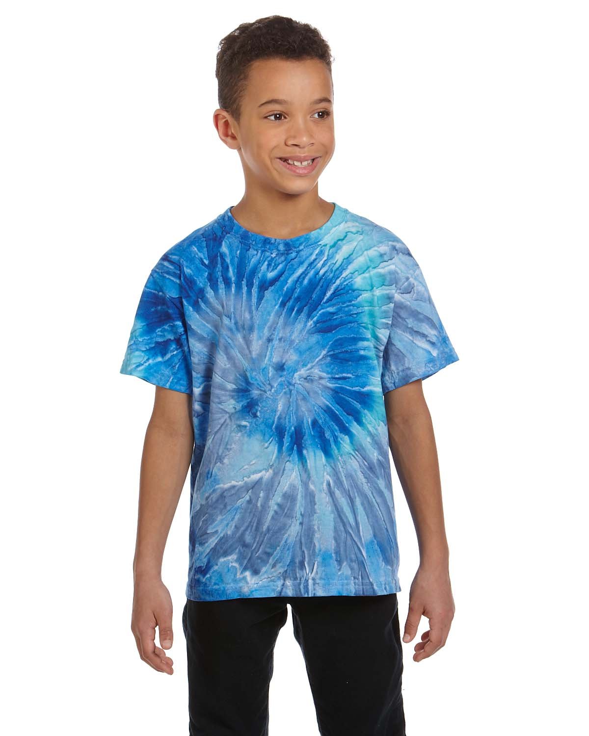 caloline tie dye bal collar M-65　M oversized-tie-dye-t-shirt-