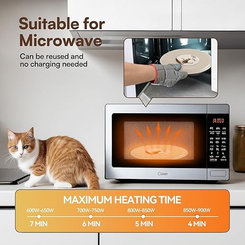 Miniatura 3 de ALL FOR PAWS Almohadilla térmica para gatos para microondas con 2 fundas, almohadilla térmica para mascotas para gatitos, cama térmica para mascotas