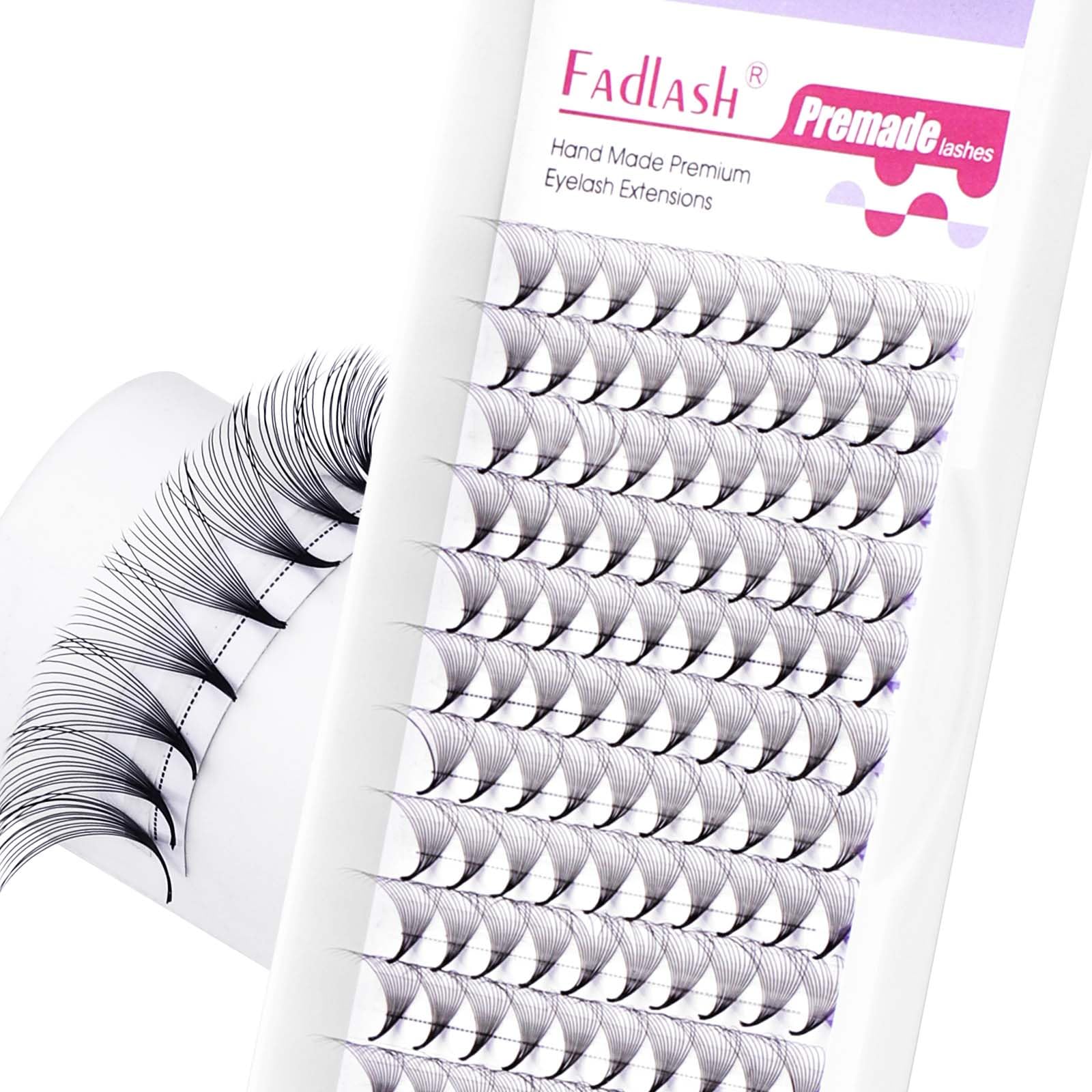 Volumen Ruso 10D 0.07mm C Curl 15mm Prefabricados Extensiones de Pestañas Volume Lashes Extension Ruso Pestañas — view 214