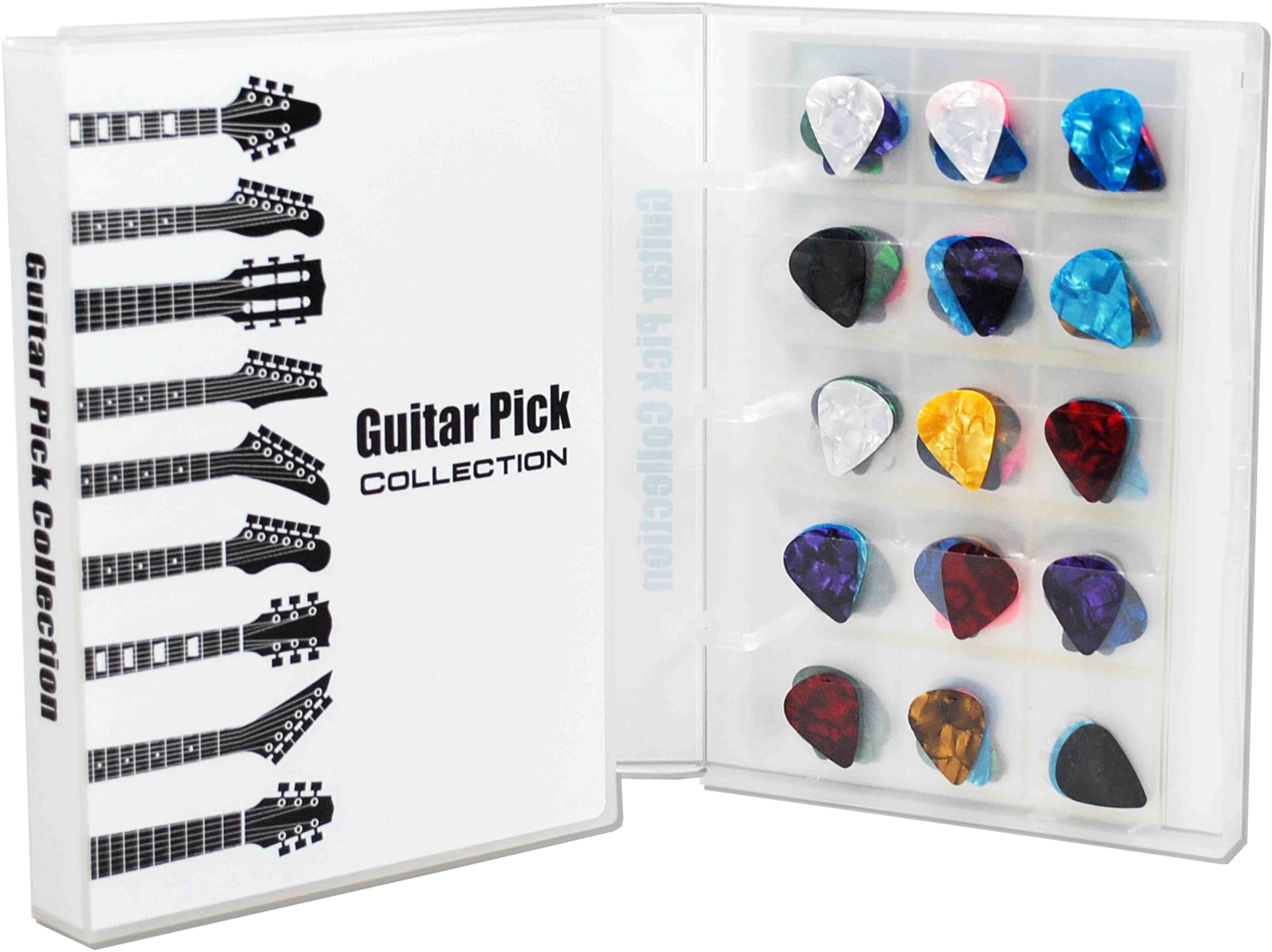 UniKeep Kit de colección de púas de guitarra: capacidad para hasta 225 púas