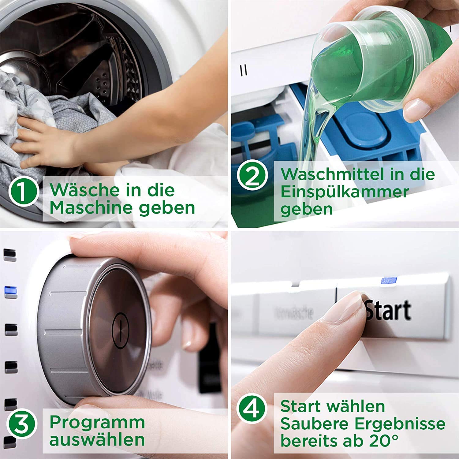 Persil Universal Kraft-Gel 2er-Pack Excellence Flüssigwaschmittel mit Tiefenrein-Technologie 100 (2x50) Waschladungen
