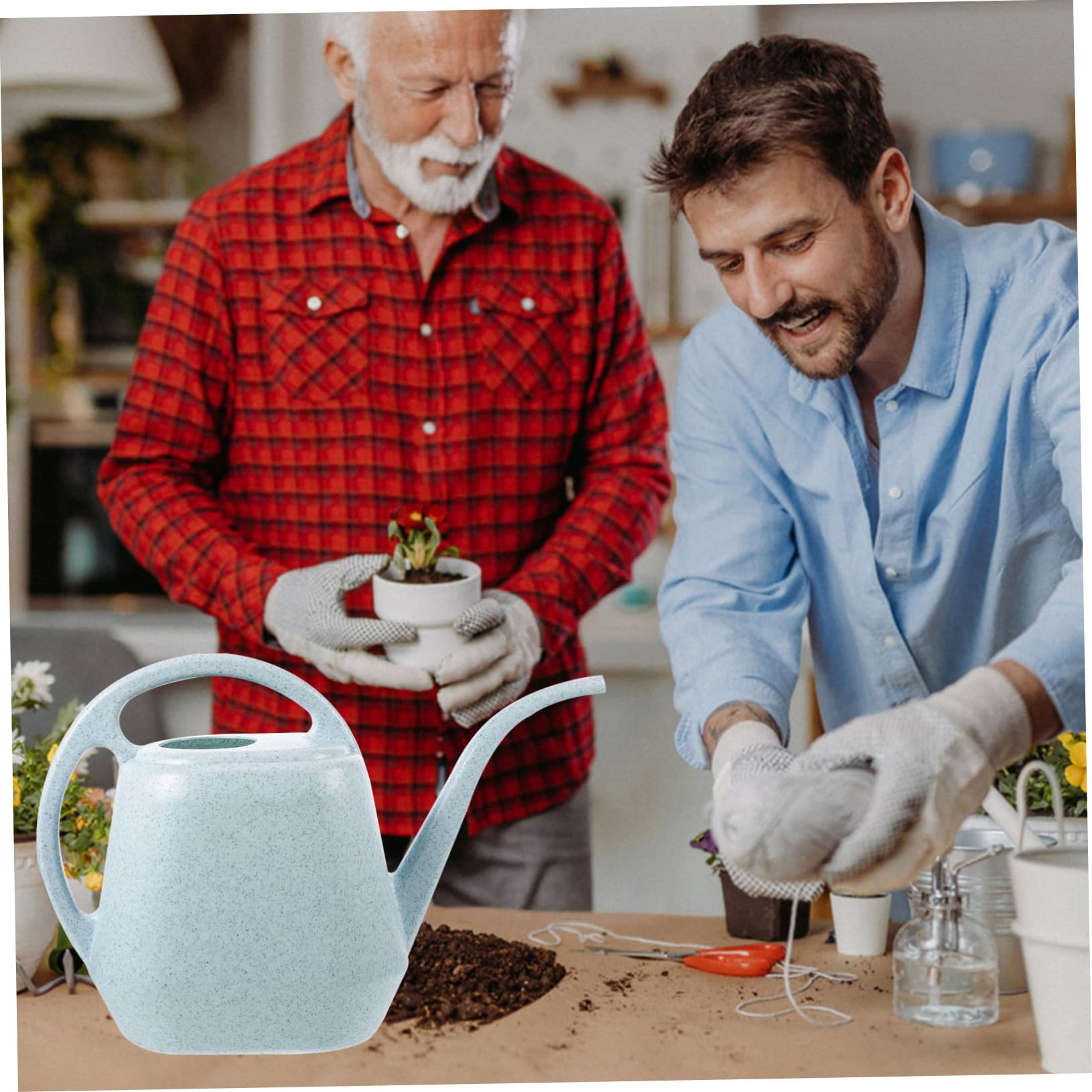 2piezas Regadera De Plástico para Jardinería Diseño De para Suculentas y De Interior y Exterior Ligera y