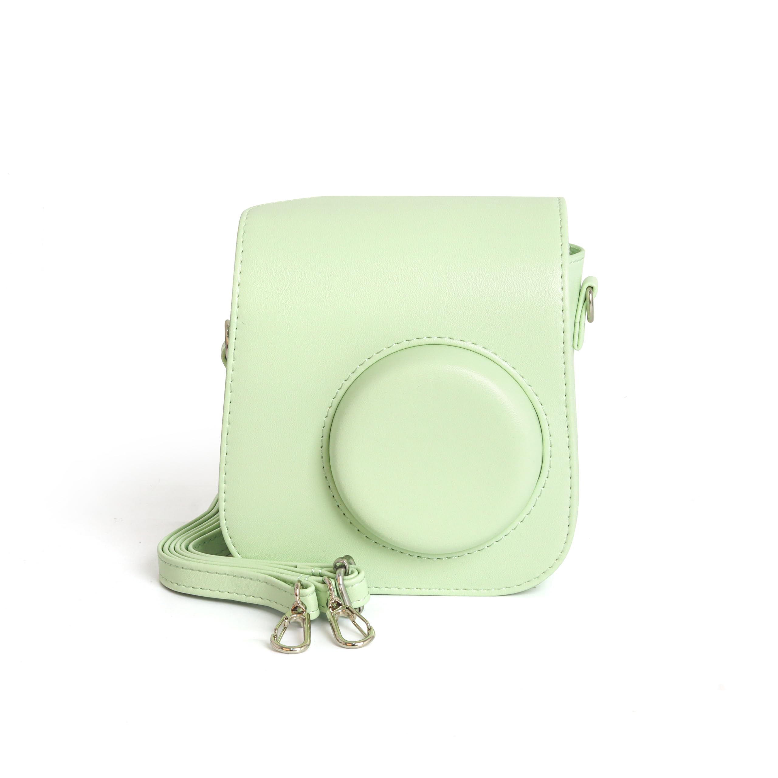 elitegadget Case Cover for Fujifilm Instax Mini 7+ / SE Instant Camera - Protective PU Bag Cover with Removable Strap Camera Case (Green)