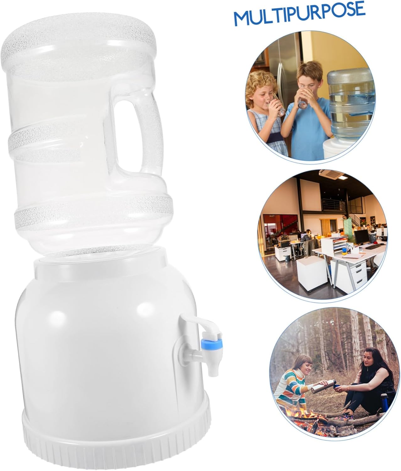 Generic Water Dispenser Barrel Rack Stand with Water Spout Jug Dispenser for Office Jug Stand and Dispenser Valves Plastic Nozzle Bottle