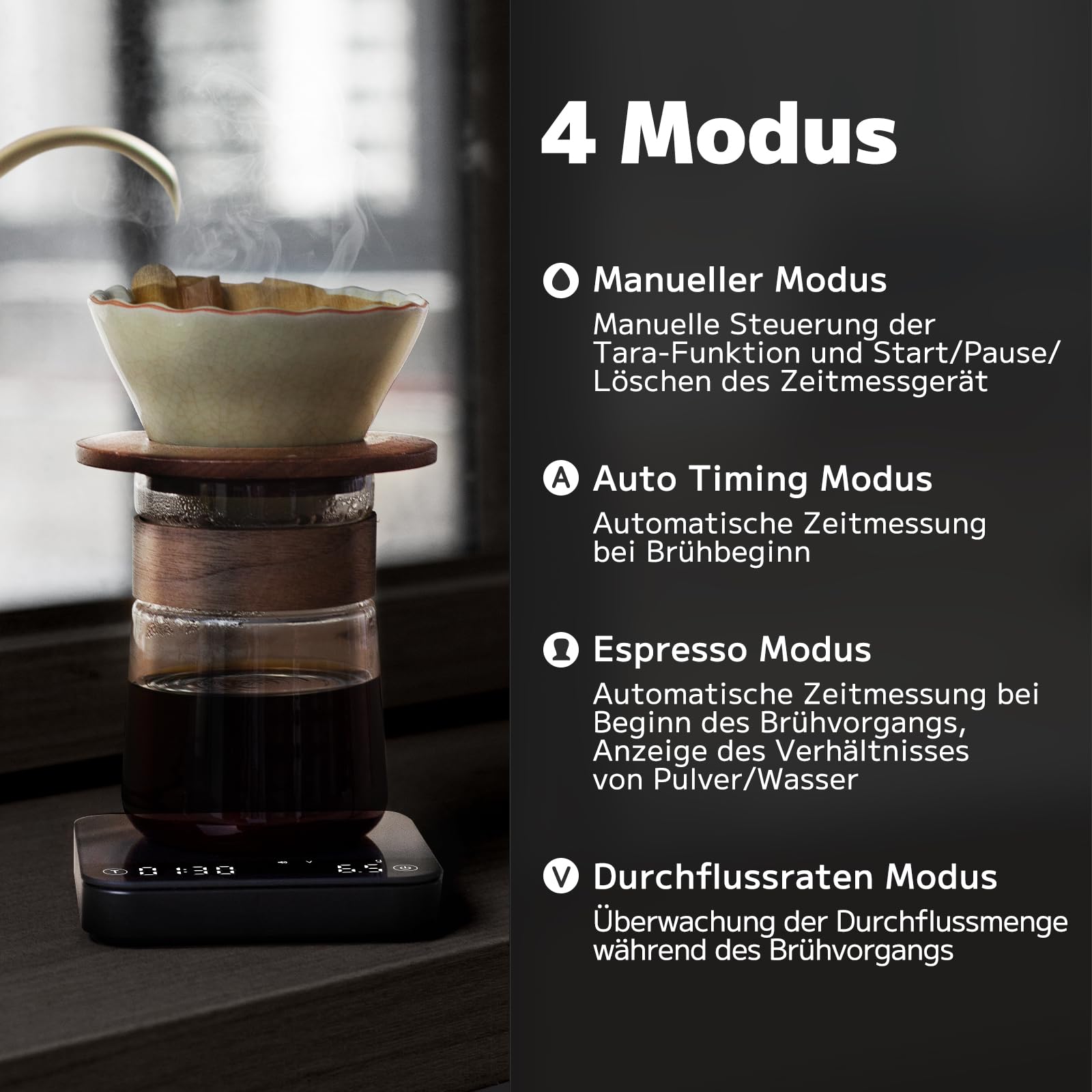 Bilancia da caffè Digitale con Timer
