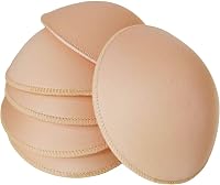 WMugthome 3 Pairs Removable Round Seam Bra Pads for Sports Yoga Bras Bikini Tops - Breathable Sponge Inserts A-DD Cups
