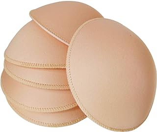 3 Pairs Round Seam Women's Removable Sports Yoga Bra pad, Bikini Top Bra Pads Insert