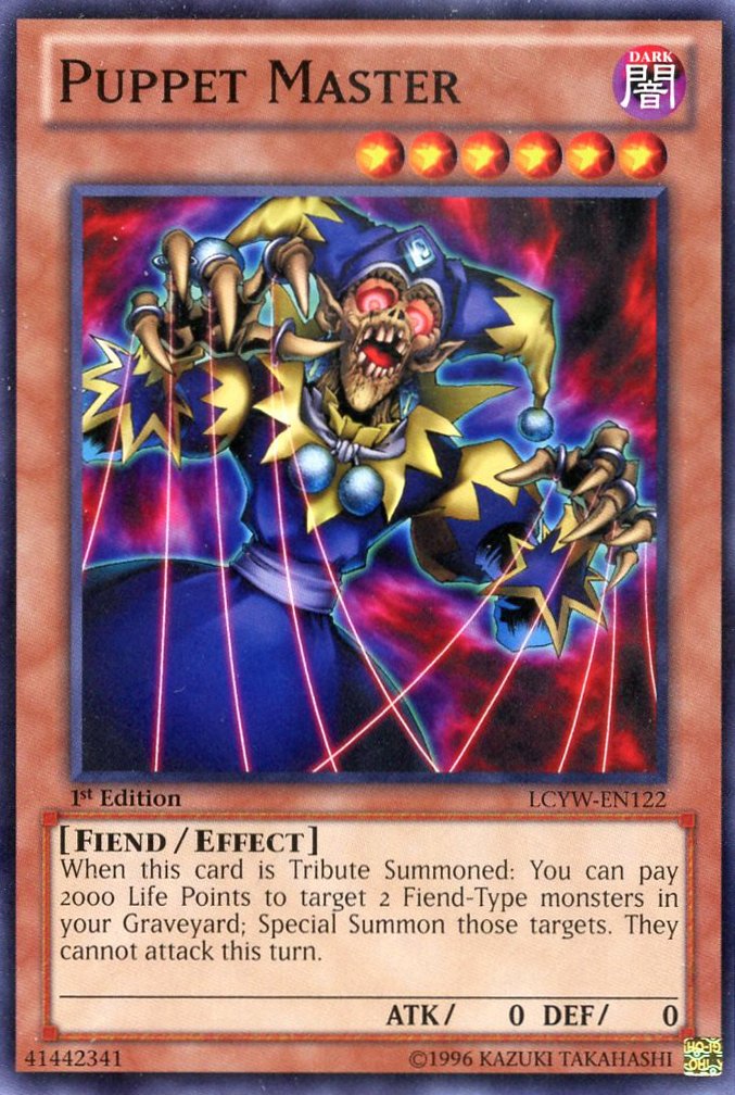 Amazon.com: YU-GI-OH! - Puppet Master (LCYW-EN122) - Legendary Collection  3: Yugi's World - 1st Edition