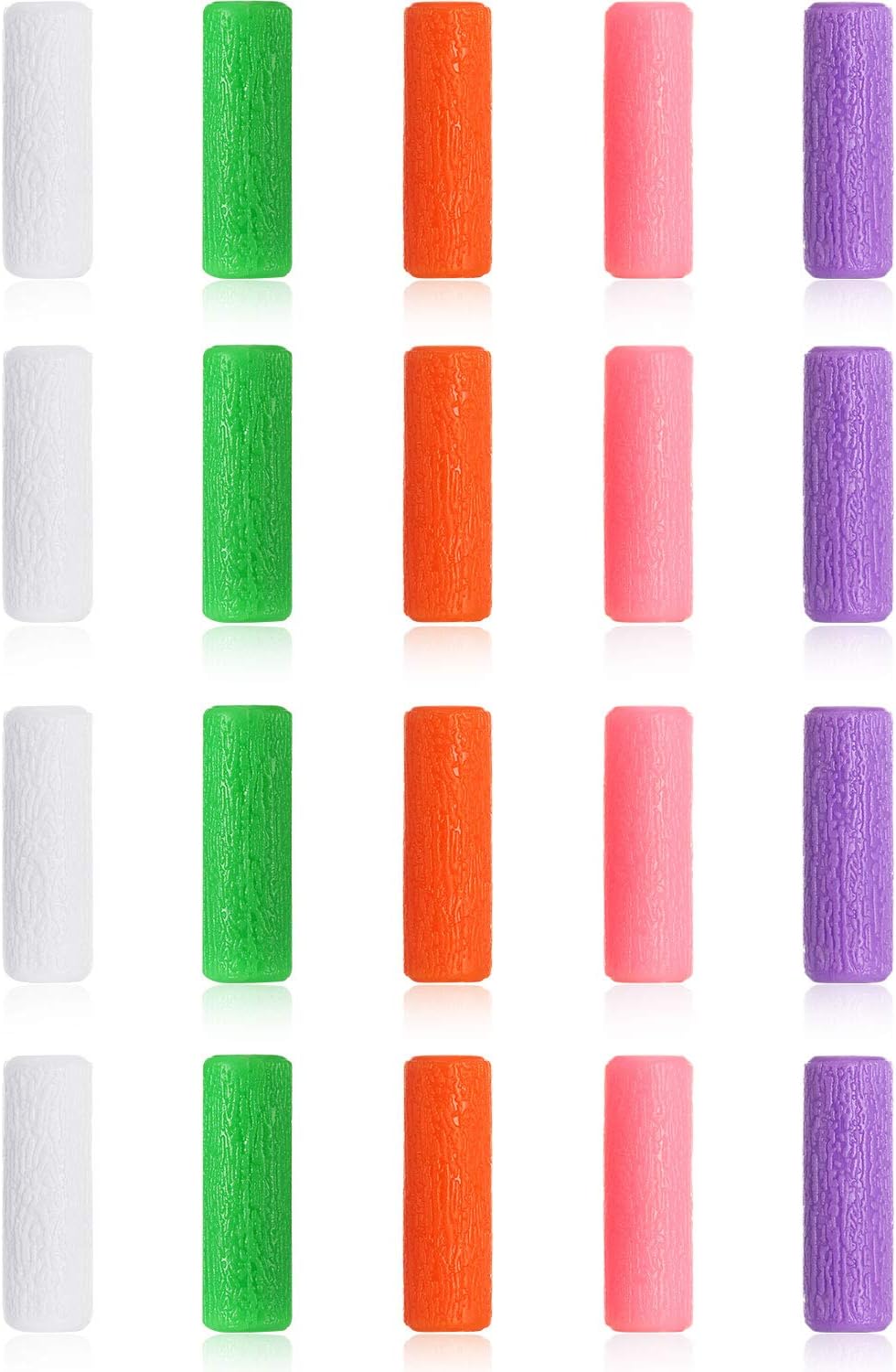 20 Pieces Aligner Tray Seaters for Aligner Trays Chompers Orthodontic Trays(Pink, Orange, Green, Purple, White)