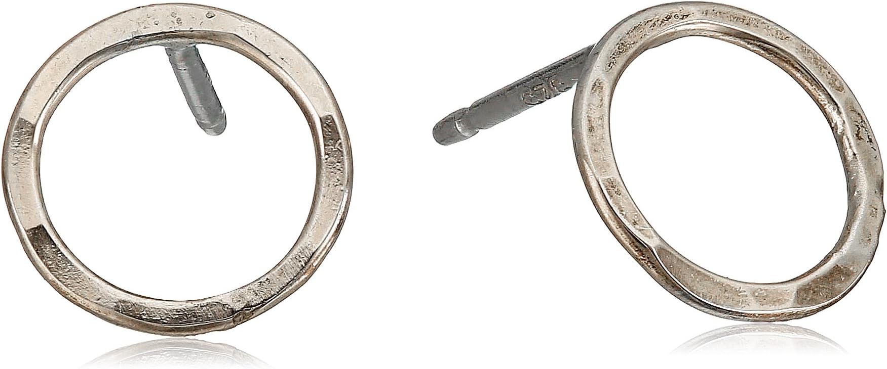 Melissa Joy Manning Sterling Silver Round Post Earrings