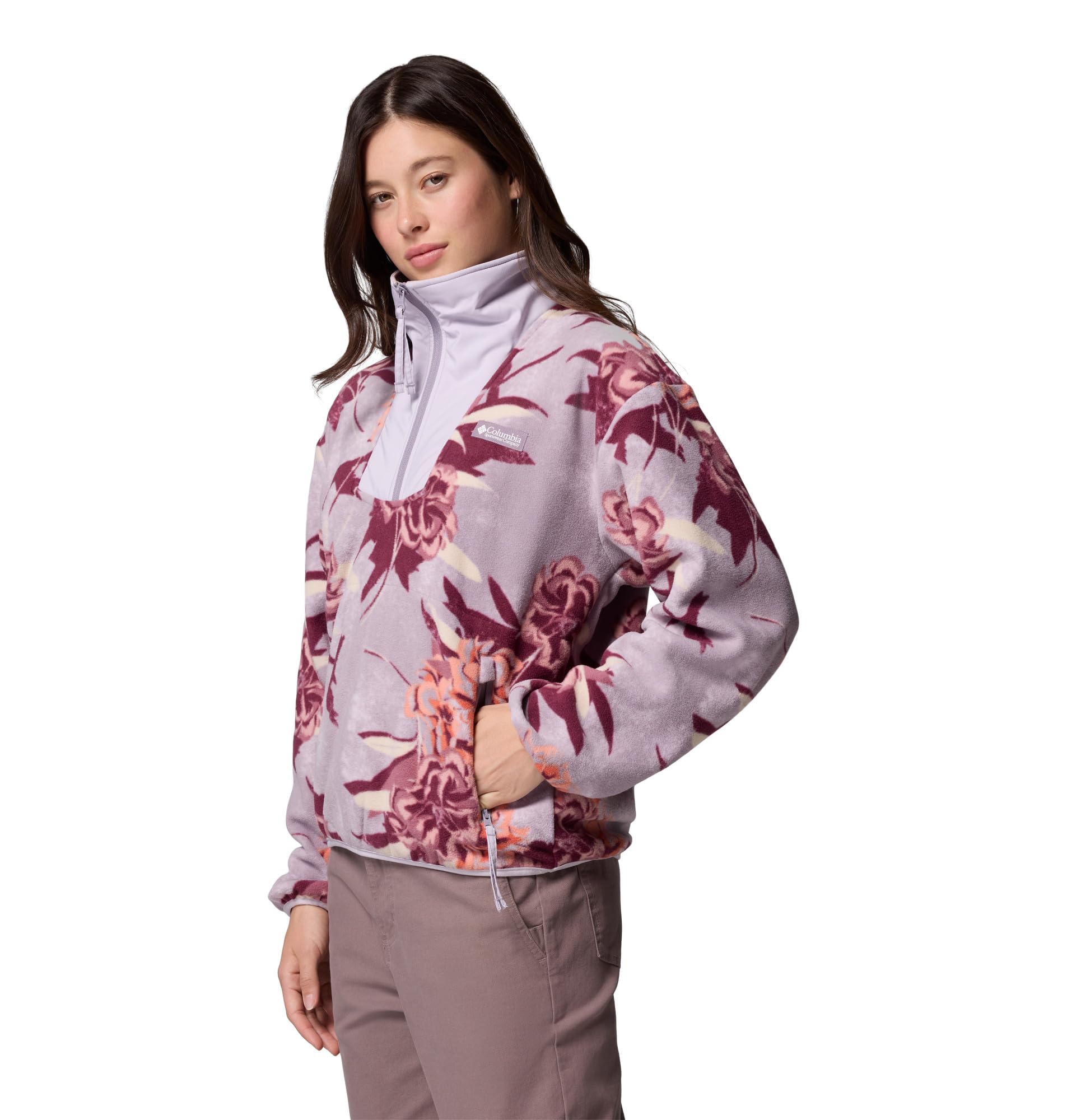 Columbia Women's Sequoia Grove™ Printed Half Zip Fleece Pull Over (Pack of 1)
