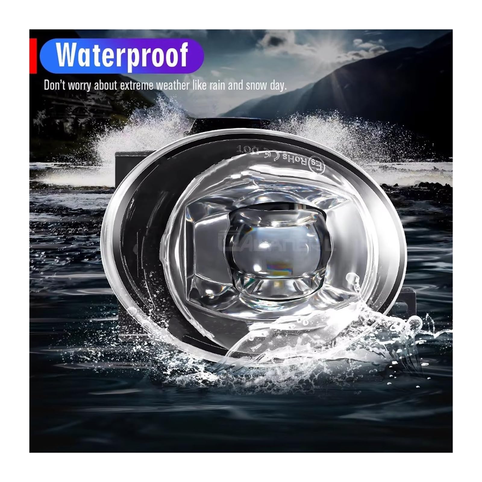 Genérico Antiniebla LED Para VW vGolf Mk6 Para Tiguan Para Caddy Decodificador Canbus 30 W 9006 Conjunto Faros Parachoques Delantero Faros Antiniebla