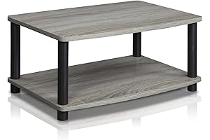 Furinno Turn-N-Tube Multipurpose 2-Tier Printer Stand: Ideal TV Stand for Small TVs