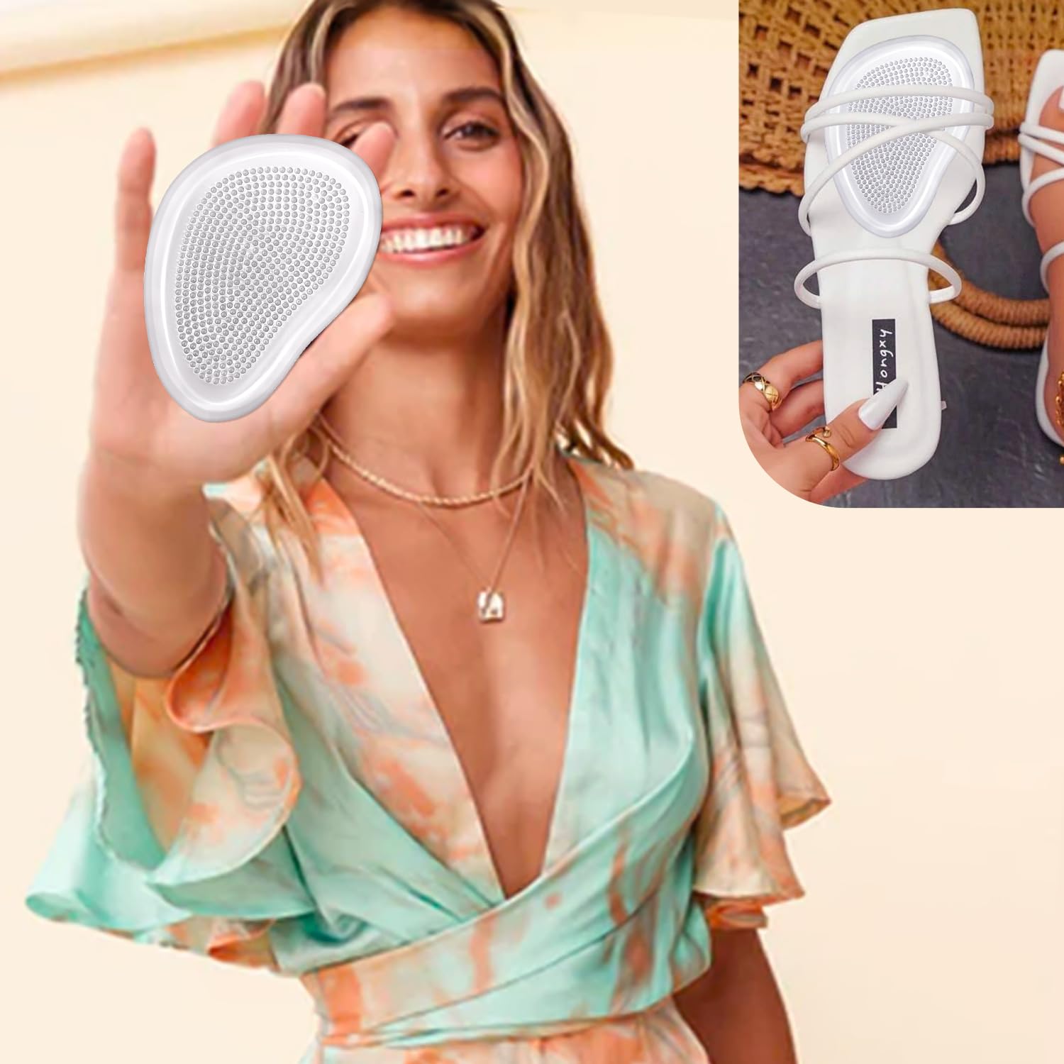 Almohadillas metatarsianas para mujer, almohadillas de gel para el antepié, almohadillas para zapatos, almohadillas reutilizables para aliviar el dolor durante todo el día, cojines de bola de pie,