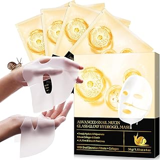 Máscara facial de hoja de mucina de caracol, ...