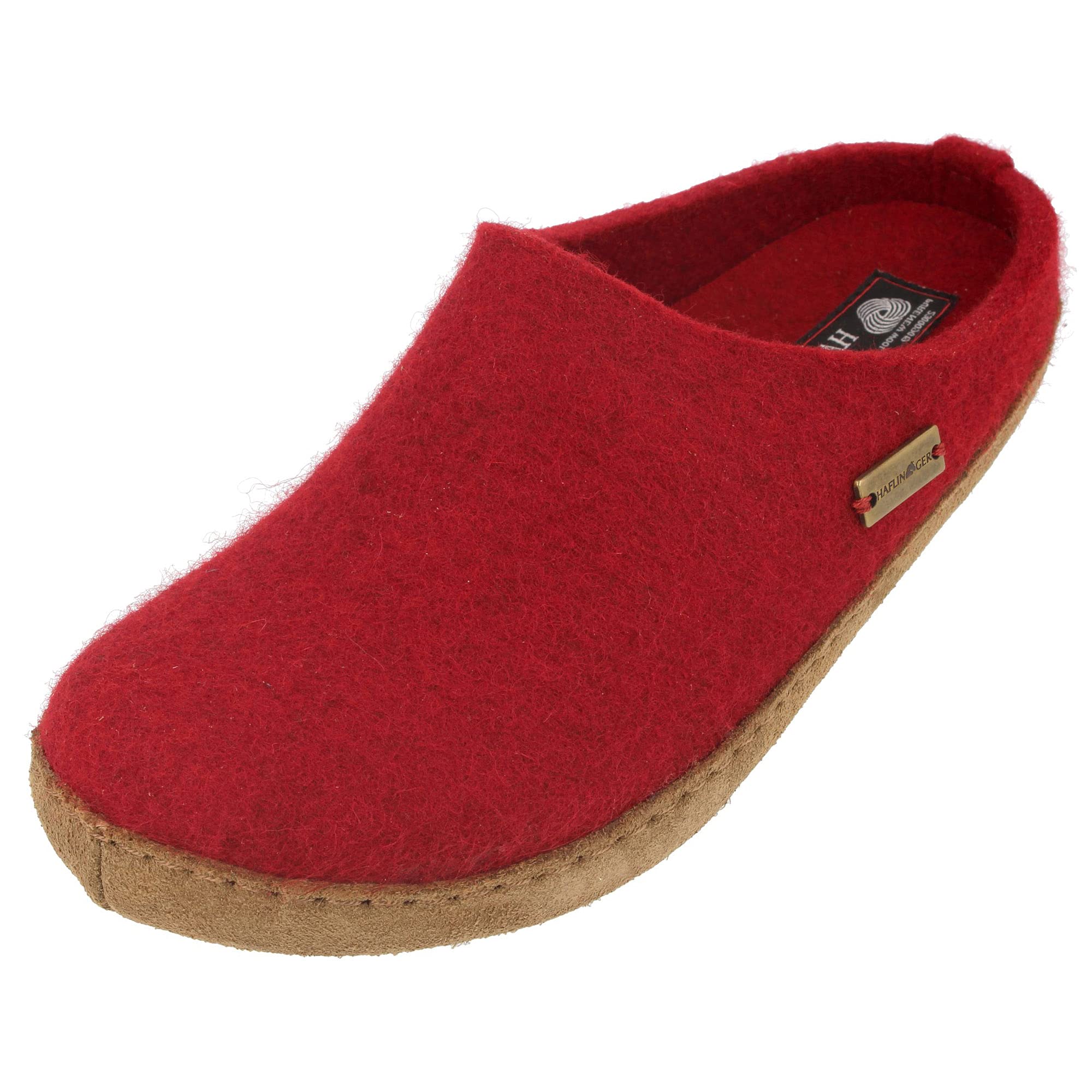 HAFLINGER Mens Slipper Mule Chili 10 5