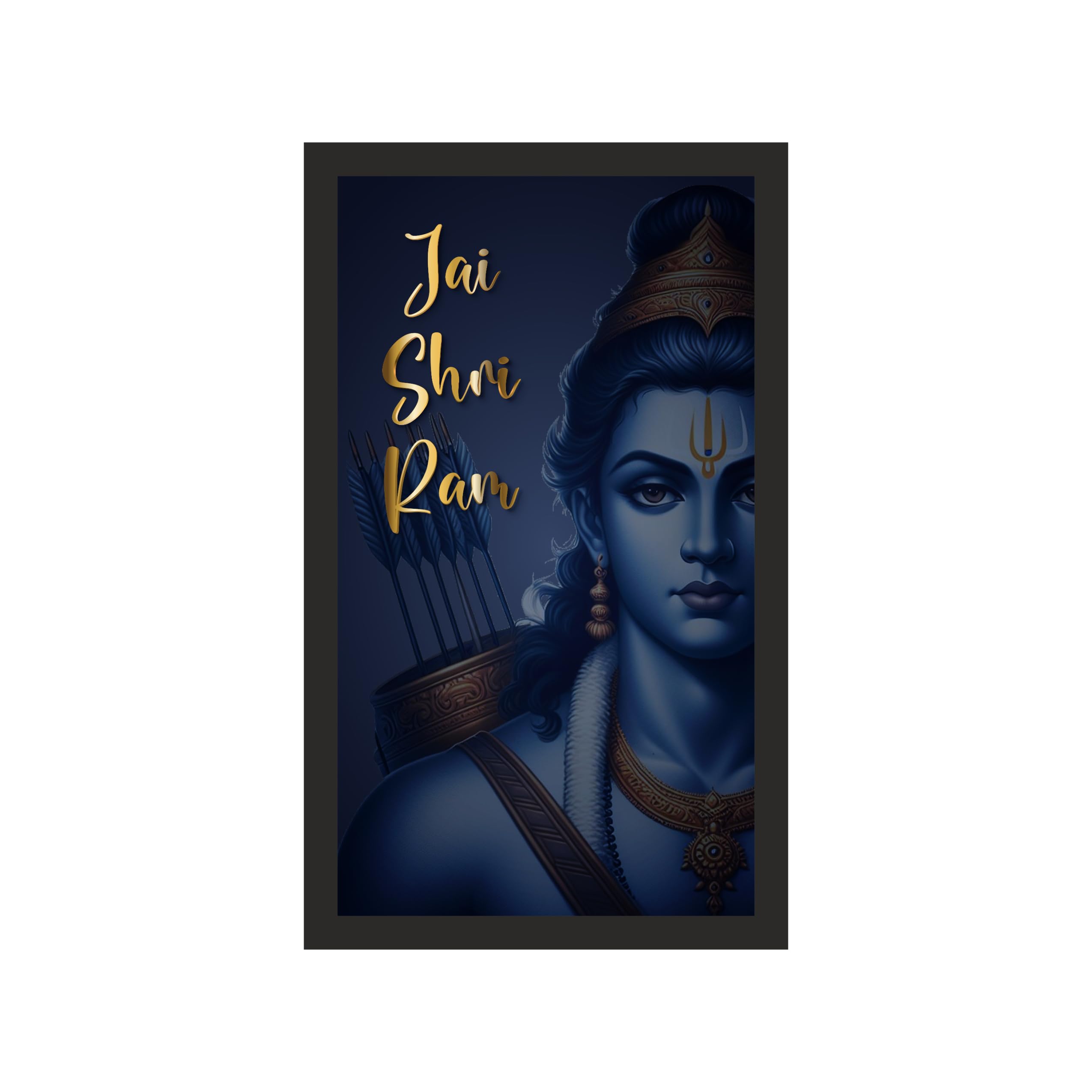Lord Ram: Jai Shree Ram Divine Gaze, 36x60 Inches