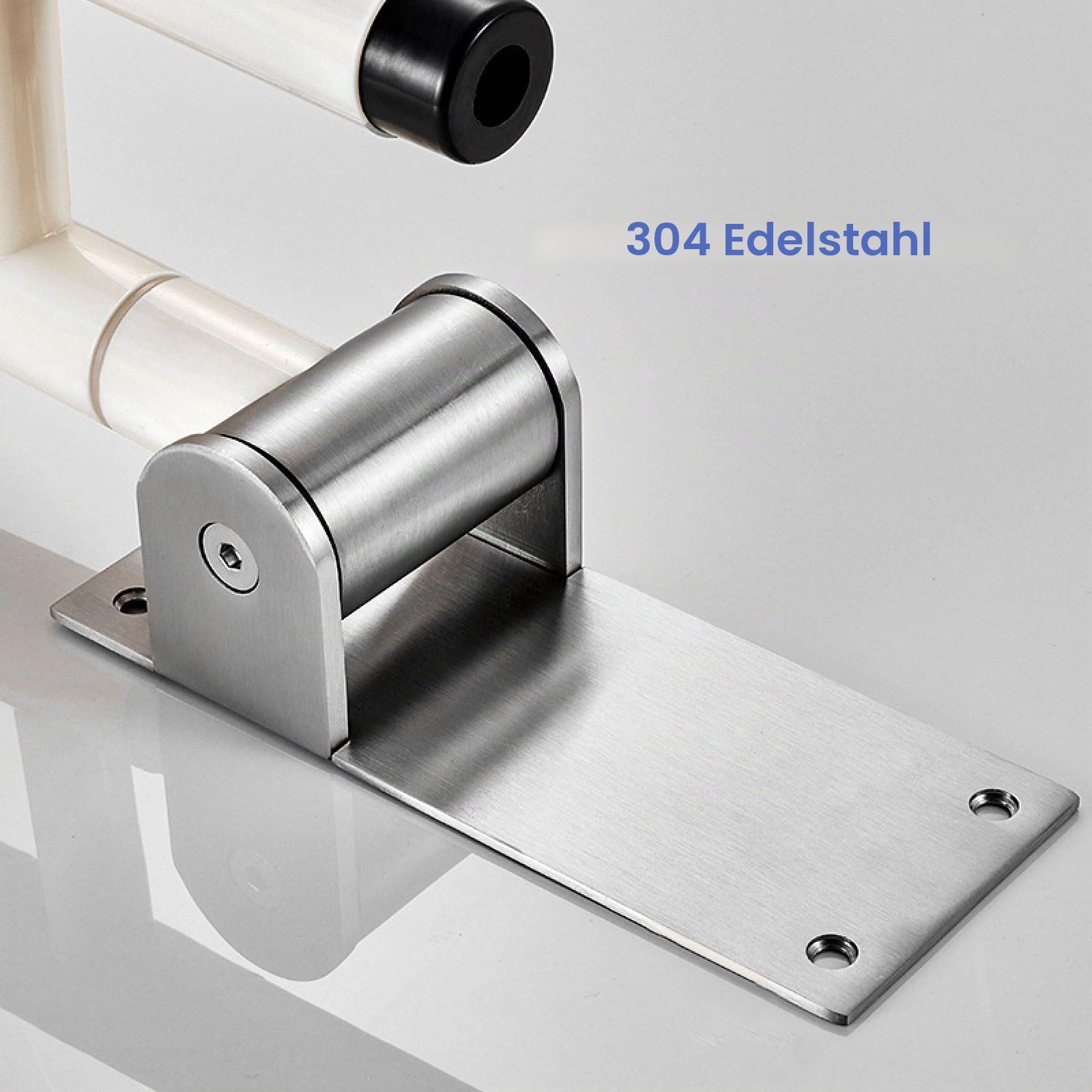 Badezimmer Haltegriff Weiß, Klappbar Haltegriff 80CM Haltegriff Edelstahl Dusche Haltegriff Bad Stützgriff Stütz Klappgriff Badewanne Stützgriff Haltegriffe für Senioren Behinderte 80cm/31.4in