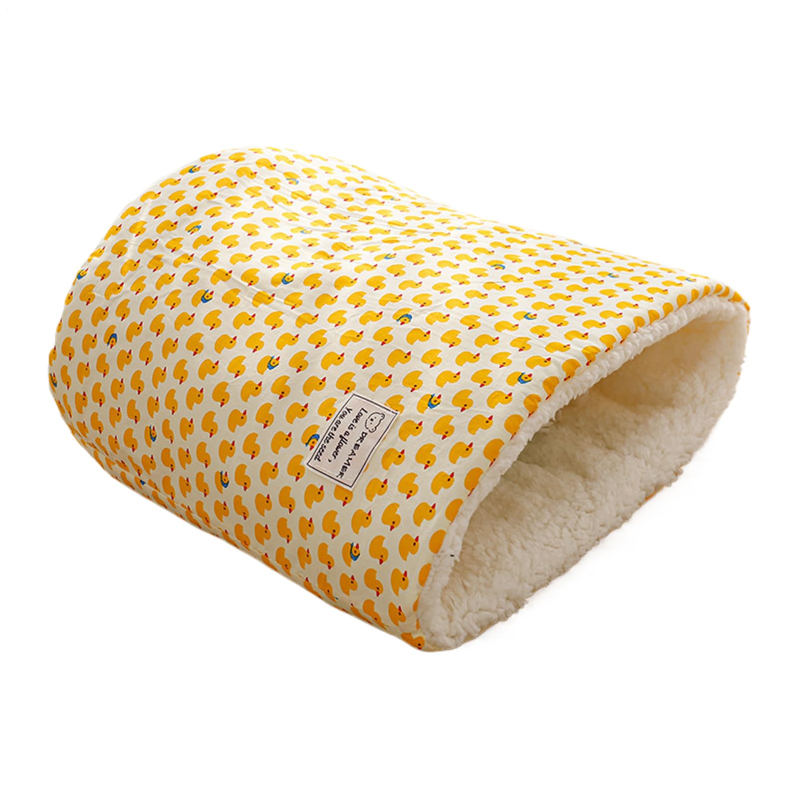 Cama saco de dormir para gatos de interior cueva suave lavable para invierno