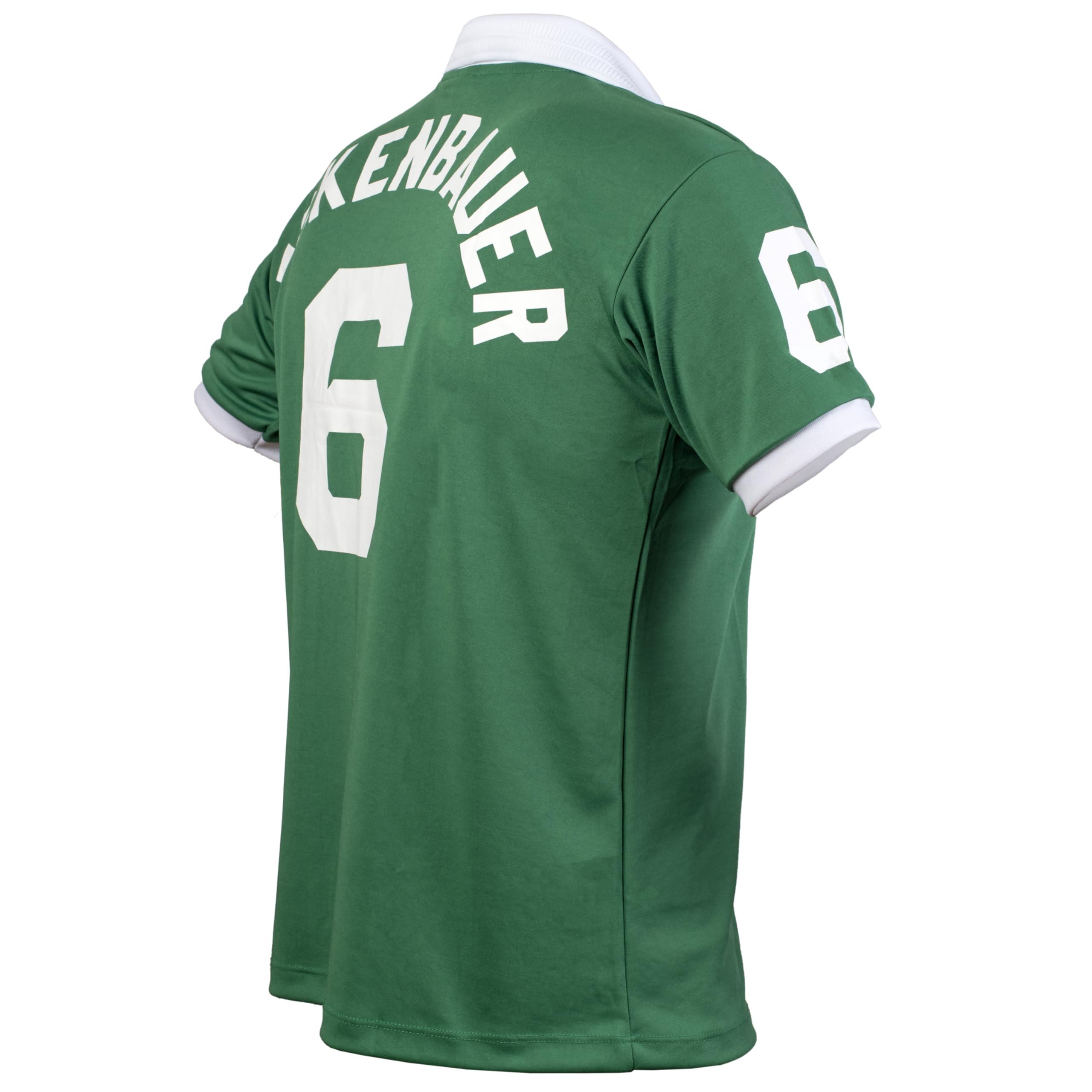 JL Sport Franz Beckenbauer Retro NY Cosmos USA Football League - Camiseta número 6 para niños, color verde