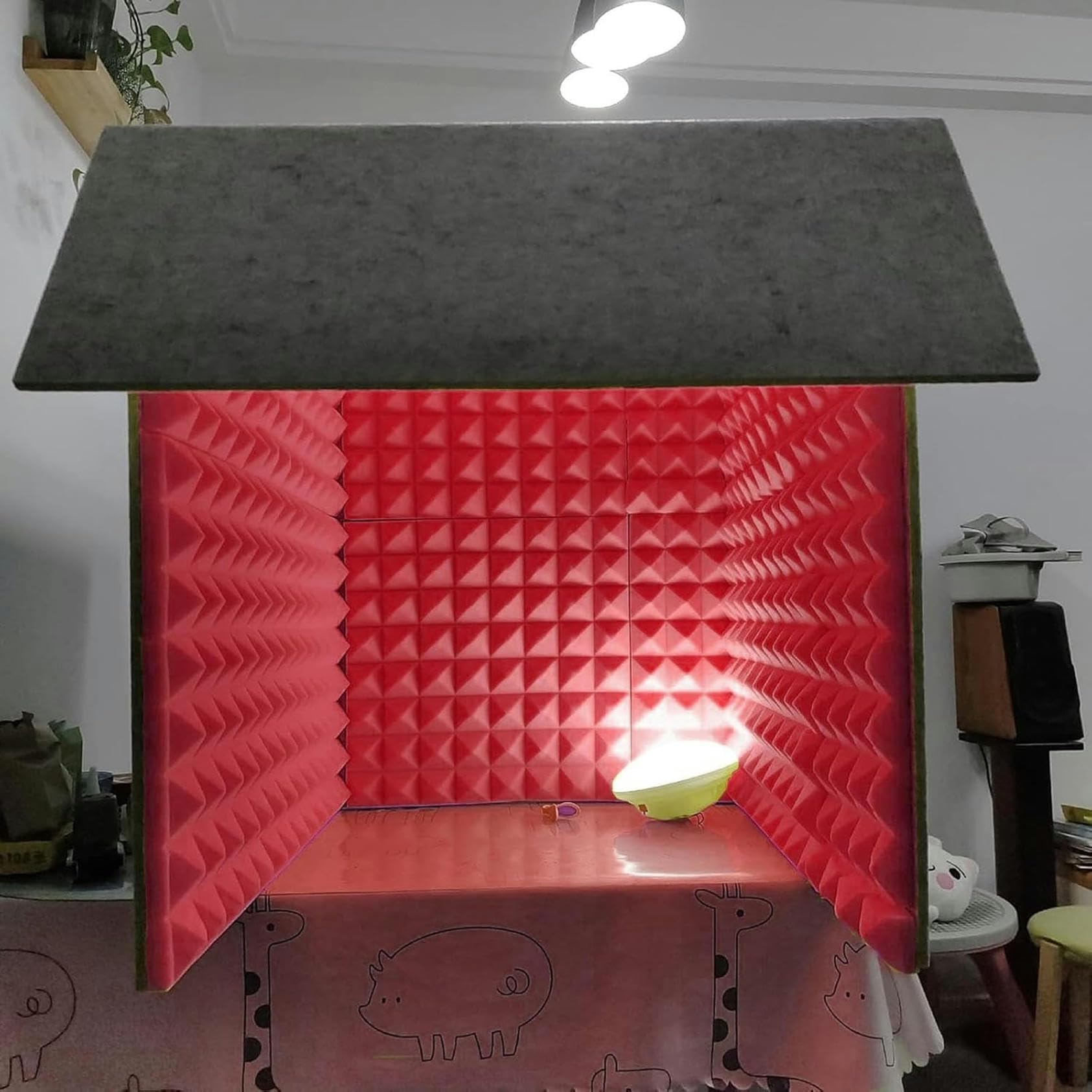 Housse isolation phonique CNPRAZ pour studio enregistrement portable