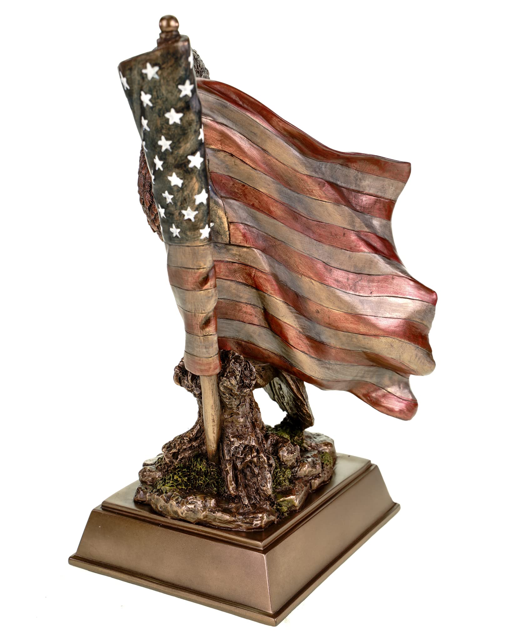 Veronese Bielik z flagą USA orzeł Statua Wolności Statua Wolności Figurka Rzeźba