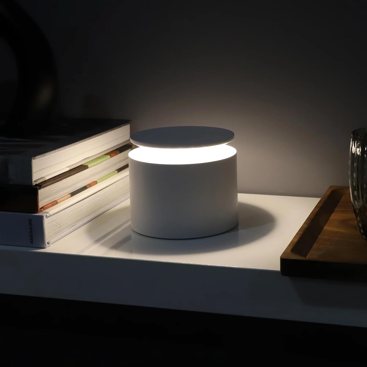 Zafferano, Push-Up Lamp, Rechargeable Cordless Table Lamp with Touch Controls, Also Usable as an Outdoor Lamp, Dimmer, 2200-3000 K, Height 80-100 cm, Sand Colour