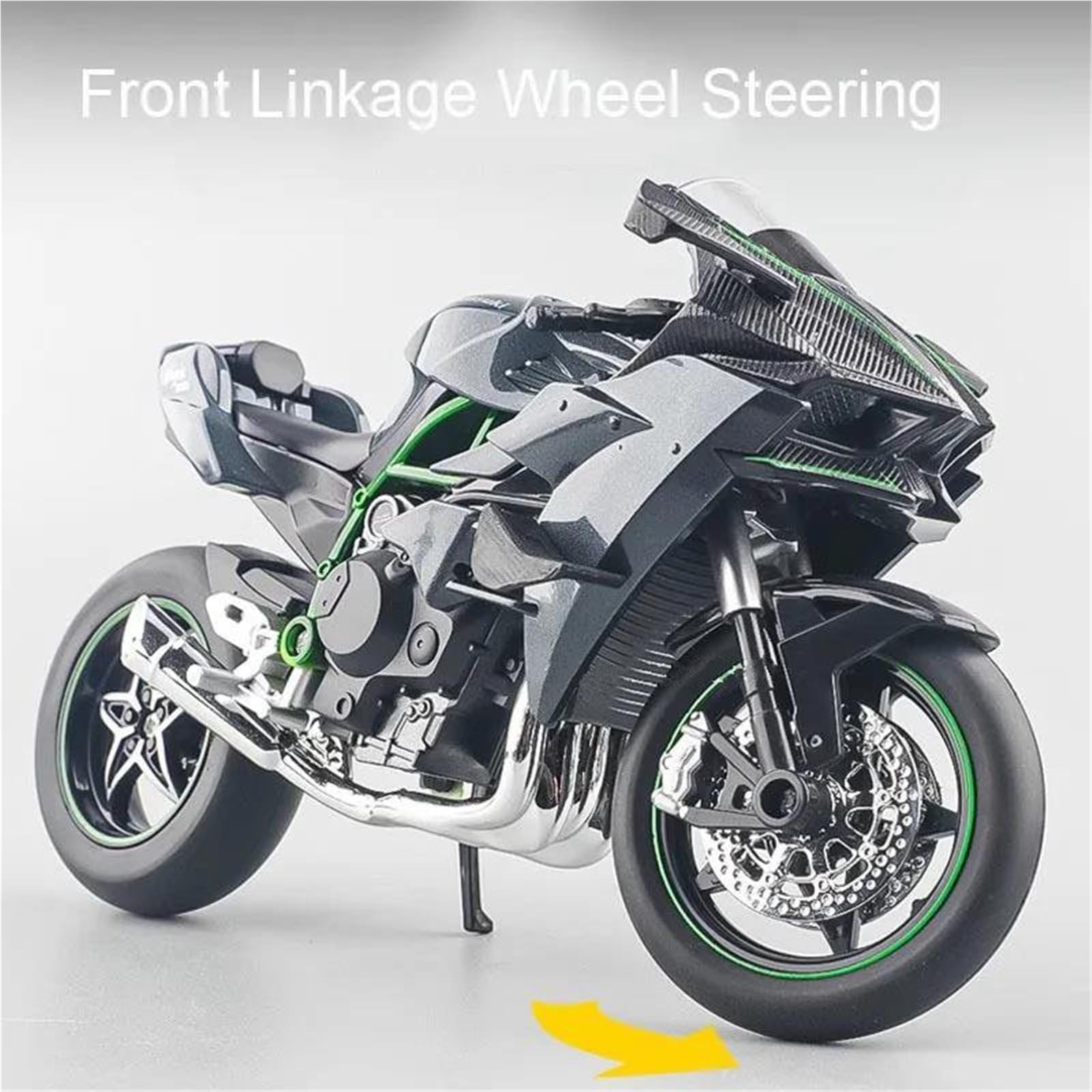 Modelo a Escala Modelo De Motocicleta Motocross A Escala 1/12, Juguete Colección, Regalo, Fundición A Presión, Producción para Kawasaki para Ninja H2R