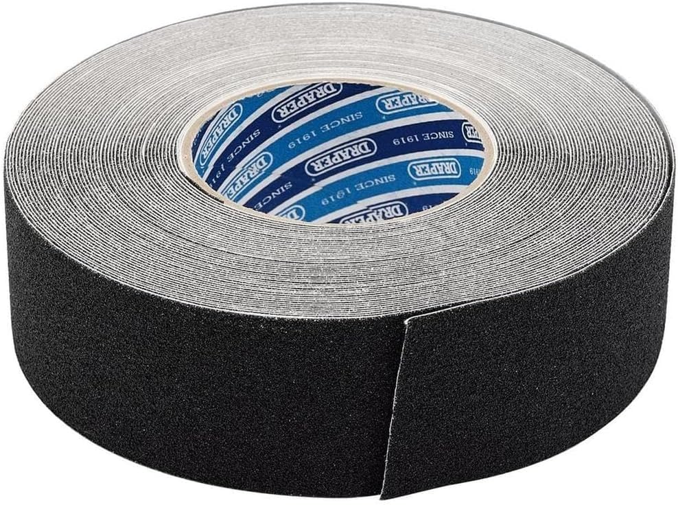 Draper 66234 18 m x 50 mm Black Safety Grip Tape