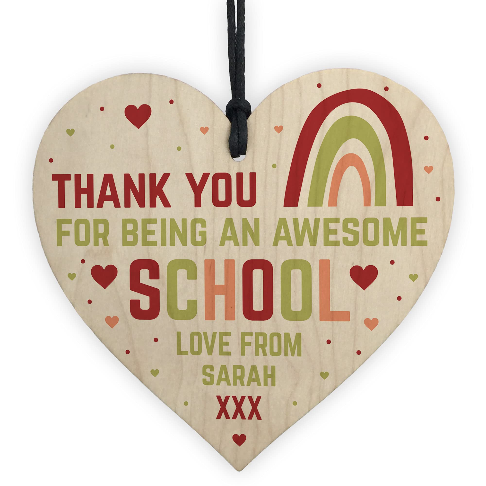 Personalised Nursery Gifts School Plaque Thank You Gift For Teachers Assistant