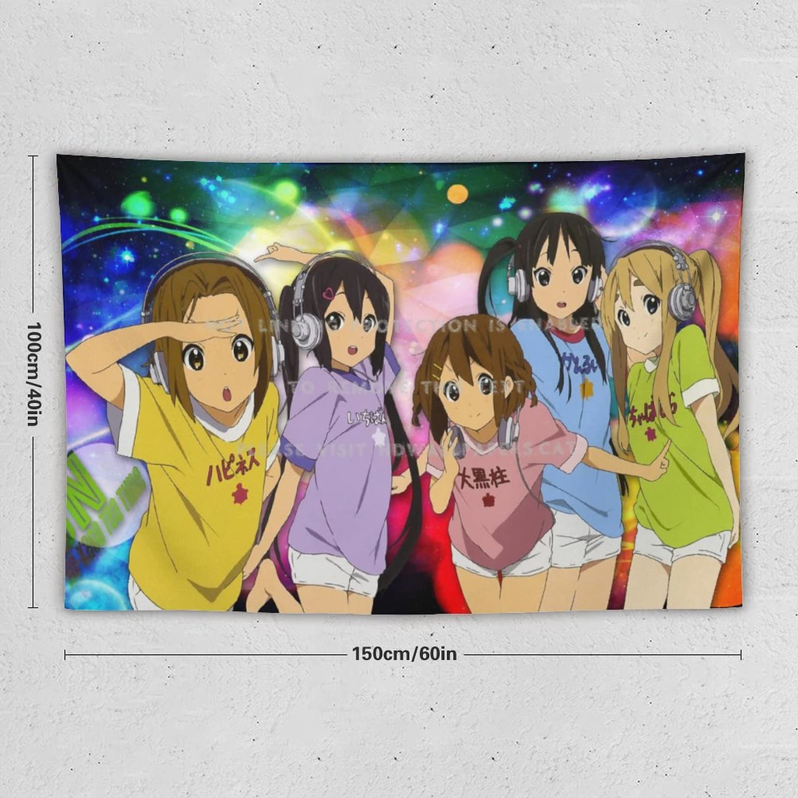 Amazon.co.jp: けいおん タペストリー アニメ タペストリー 壁掛け  