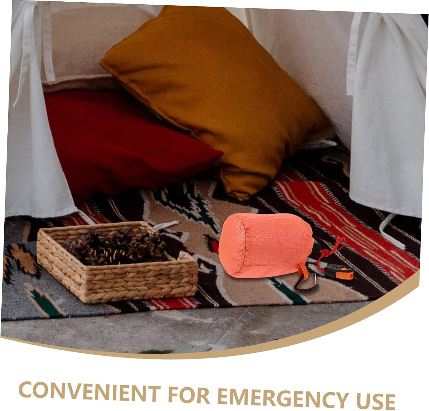 Toddmomy Storage Bag Emergency Sleeping Bag Film Compression Sack for Travel Camping Supplies
