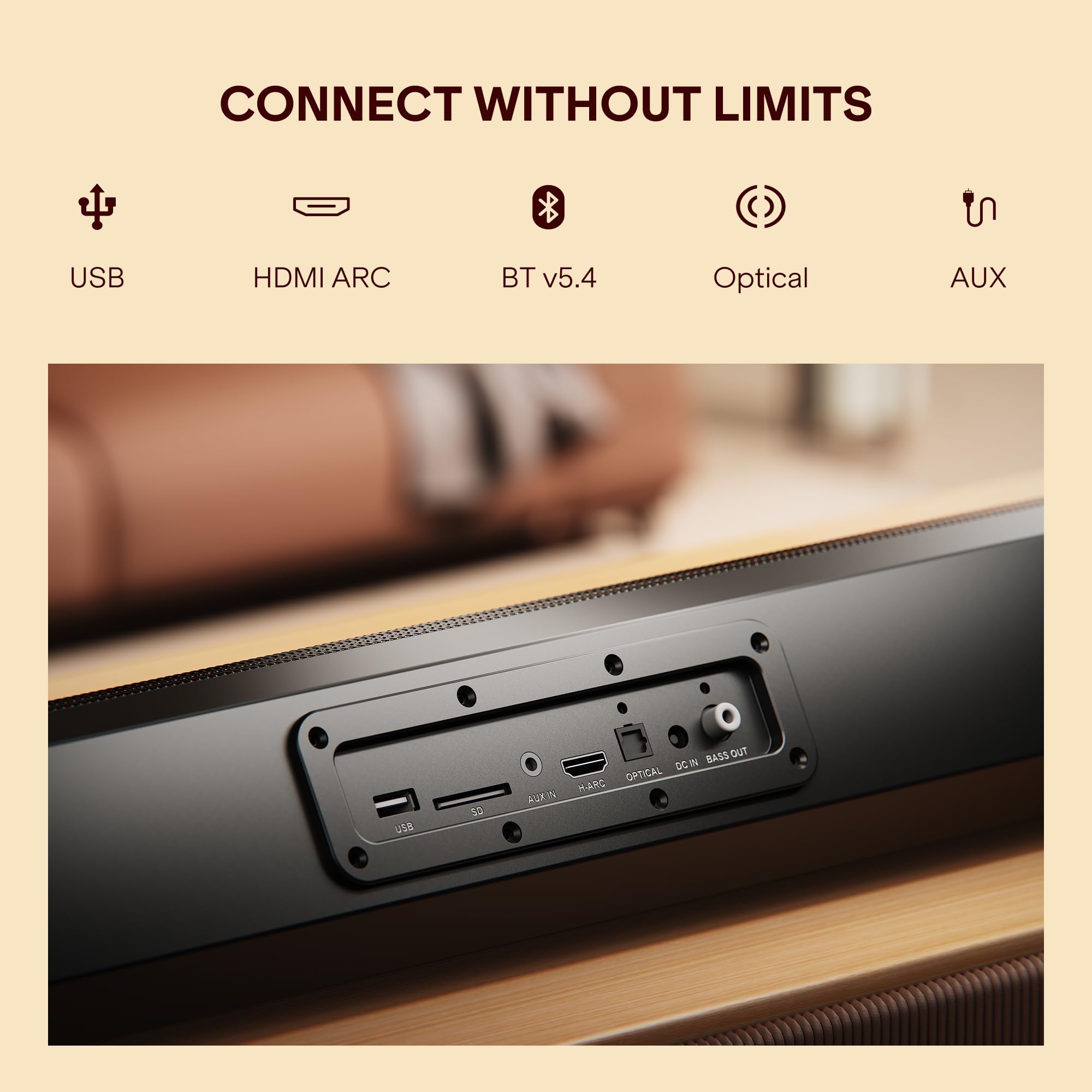 boAt Aavante Bar Prime B450 Soundbar - Powerful Bass & Bluetooth -9