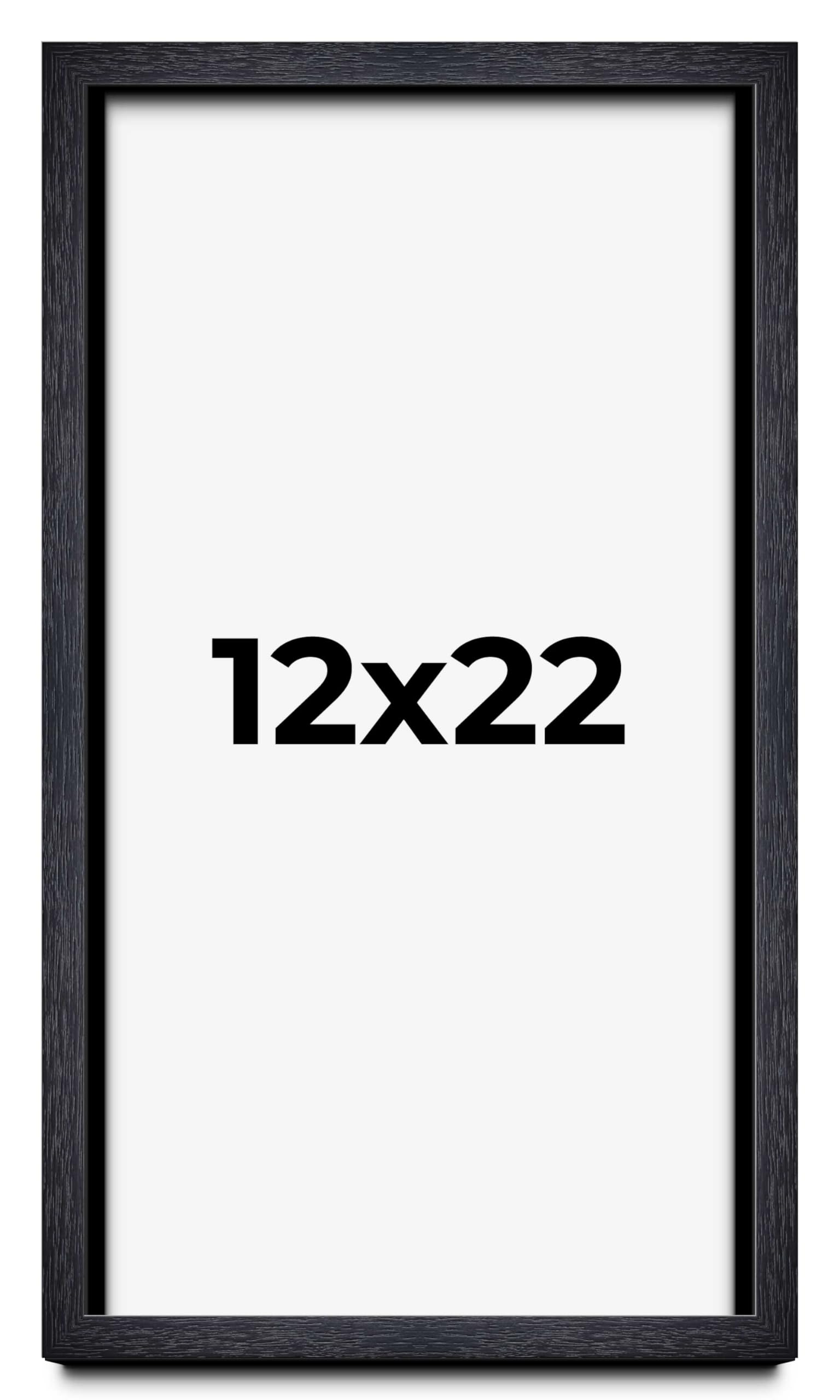 Amazon.co.jp: 12 x 22 RUSTICブラック木製シャドウボックスフレーム