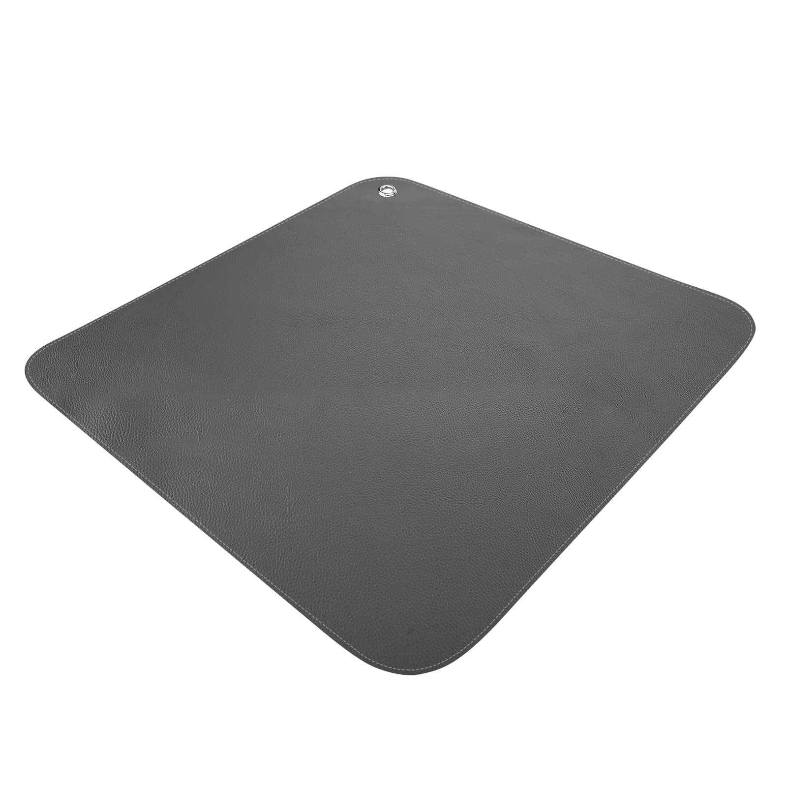 Linkidea Tapis Anti-éclaboussures en Cuir Vegan pour Protection de Sol sous Chaise Haute (137,2 x 137,2 cm)