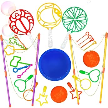 Set of 24 Soap Bubbles Soap bubble set for children soap bubble large bubble sticks for bubble games indoors and outdoors
