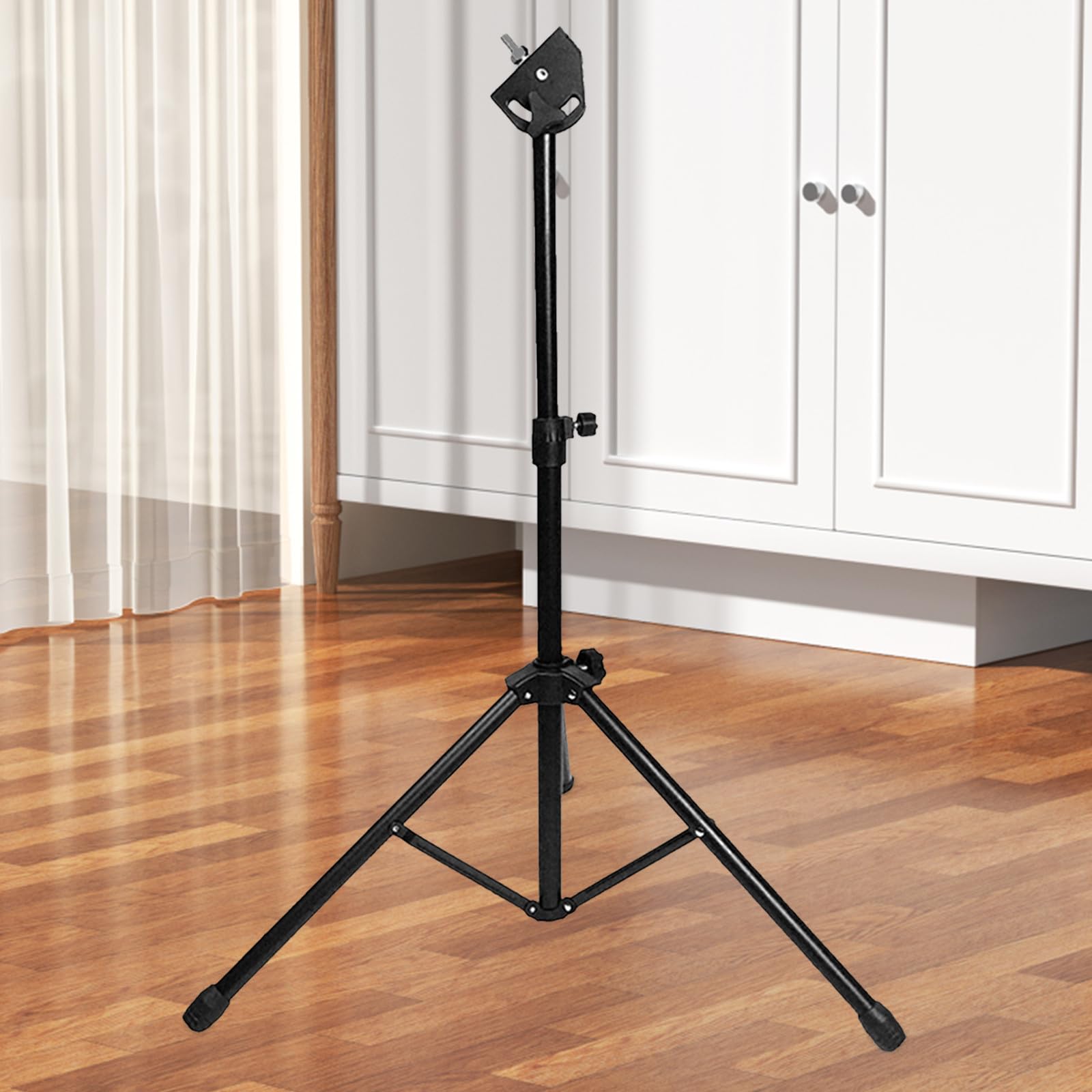 Vaguelly Soporte de Trípode para Pad de Práctica de Batería de Doble Cara de Goma Ligera, Adecuado para Músicos Principiantes