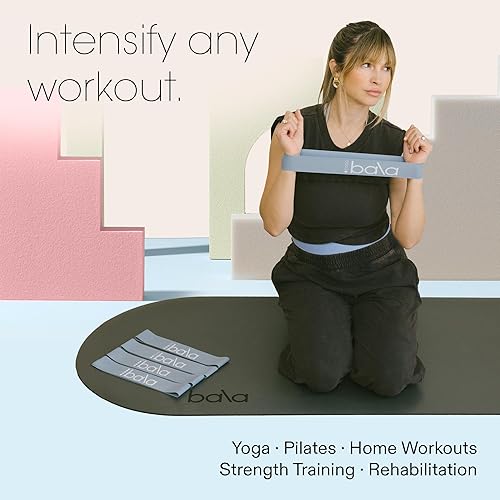 Miniatura 3 de Bala Bandas de resistencia para mujeres y hombres, paquete de 3 bandas elásticas para ejercicio - Bandas de ejercicio para entrenamiento, bandas de